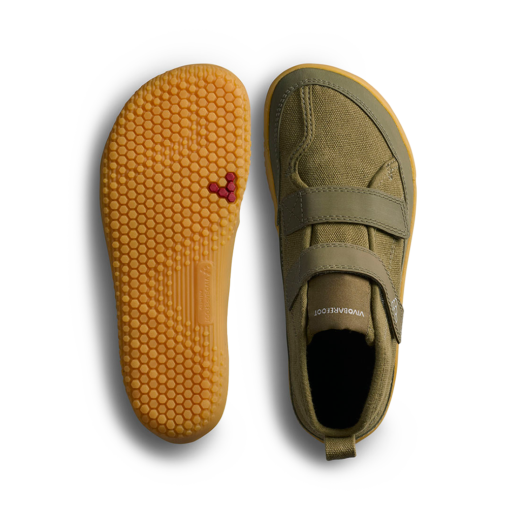 Vivobarefoot Gobi Utility Kids Dark Olive