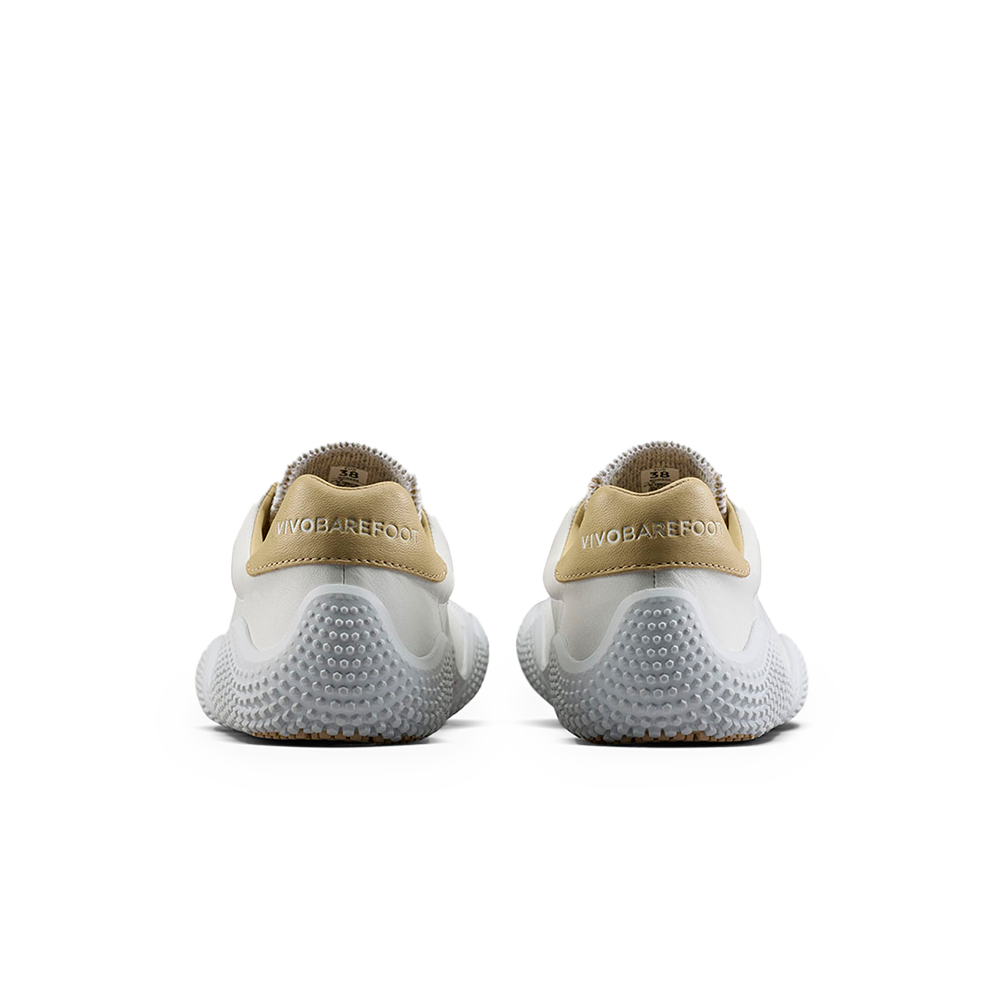 Vivobarefoot Motus Studio Sneaker Leather Womens Bright White