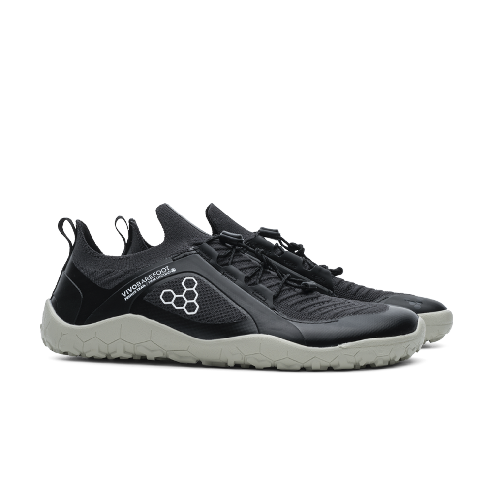 Vivobarefoot Primus Trail Knit FG Womens Obsidian/Sandstone