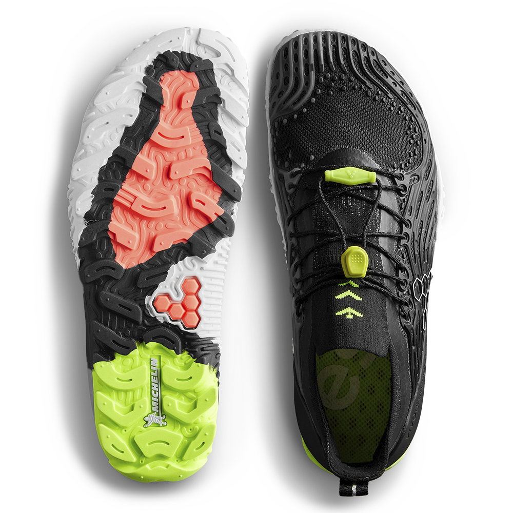 Vivobarefoot Hydra Esc Womens Obsidian/Safety Yellow