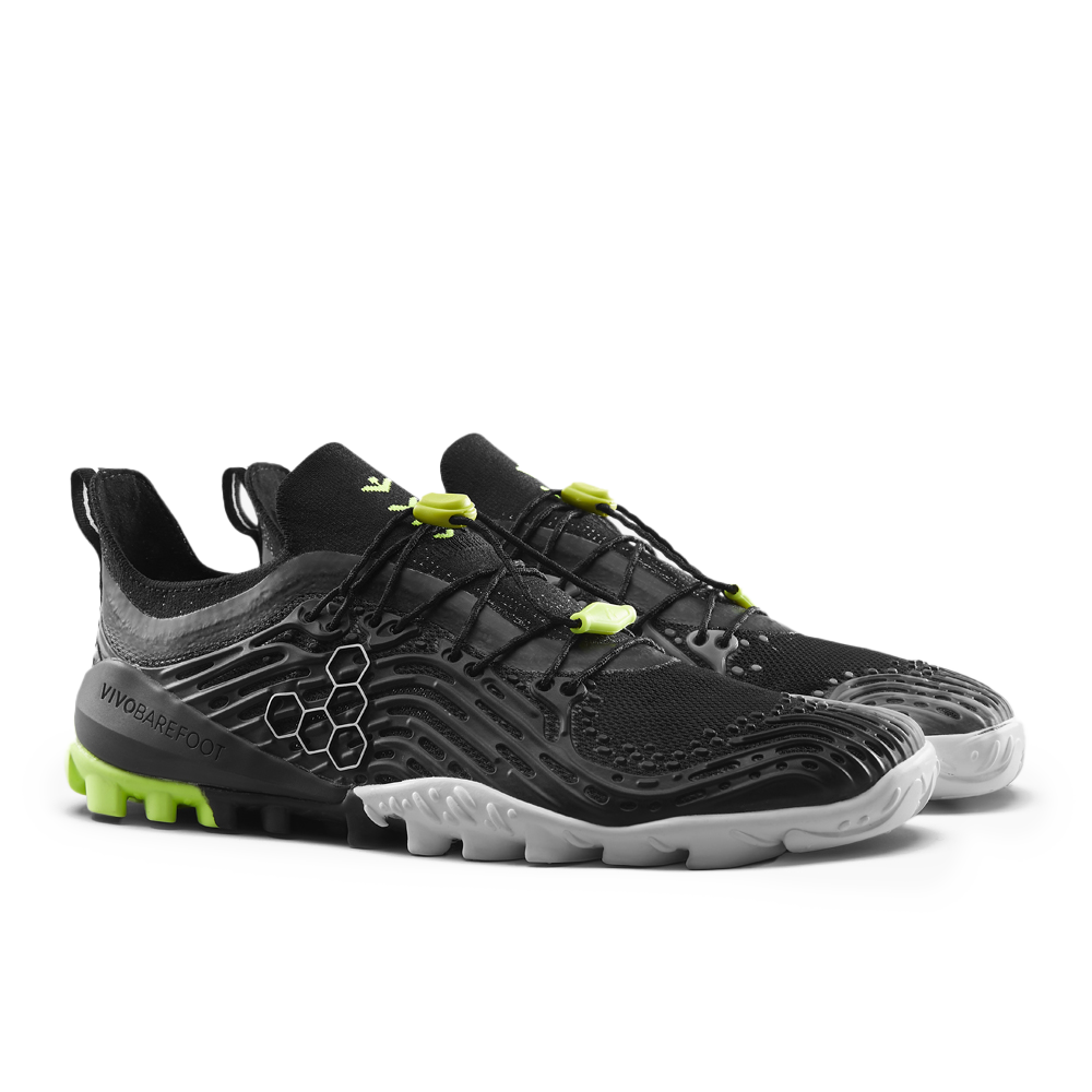 Vivobarefoot Hydra Esc Womens Obsidian/Safety Yellow
