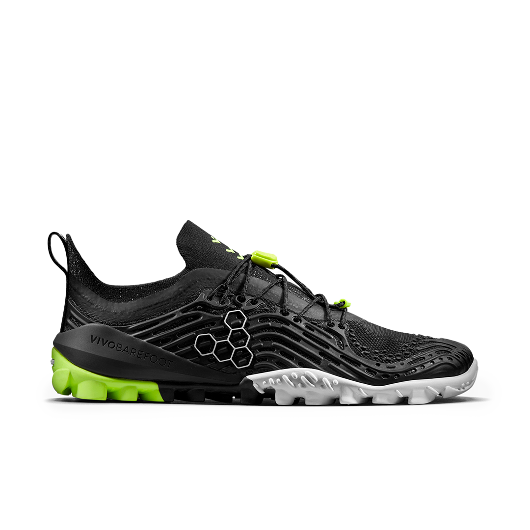 Vivobarefoot Hydra Esc Womens Obsidian/Safety Yellow