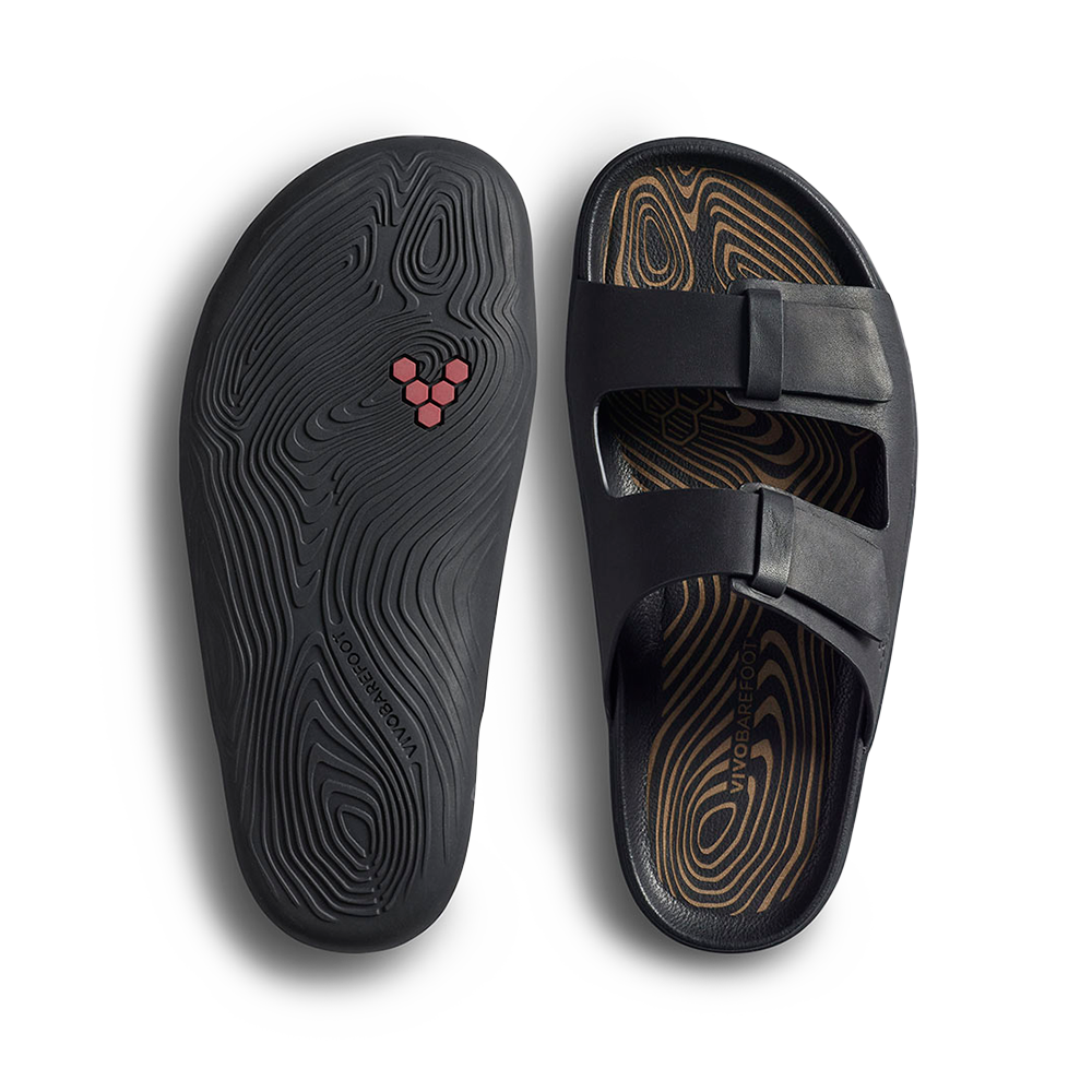 Vivobarefoot Sensus Yin Slide Womens Obsidian