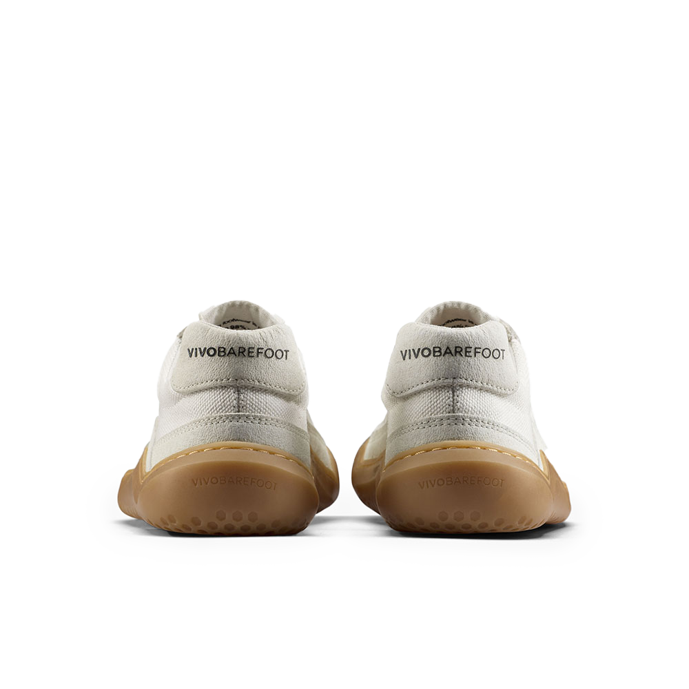 Vivobarefoot Gobi II Sneaker Premium Canvas Womens Natural White