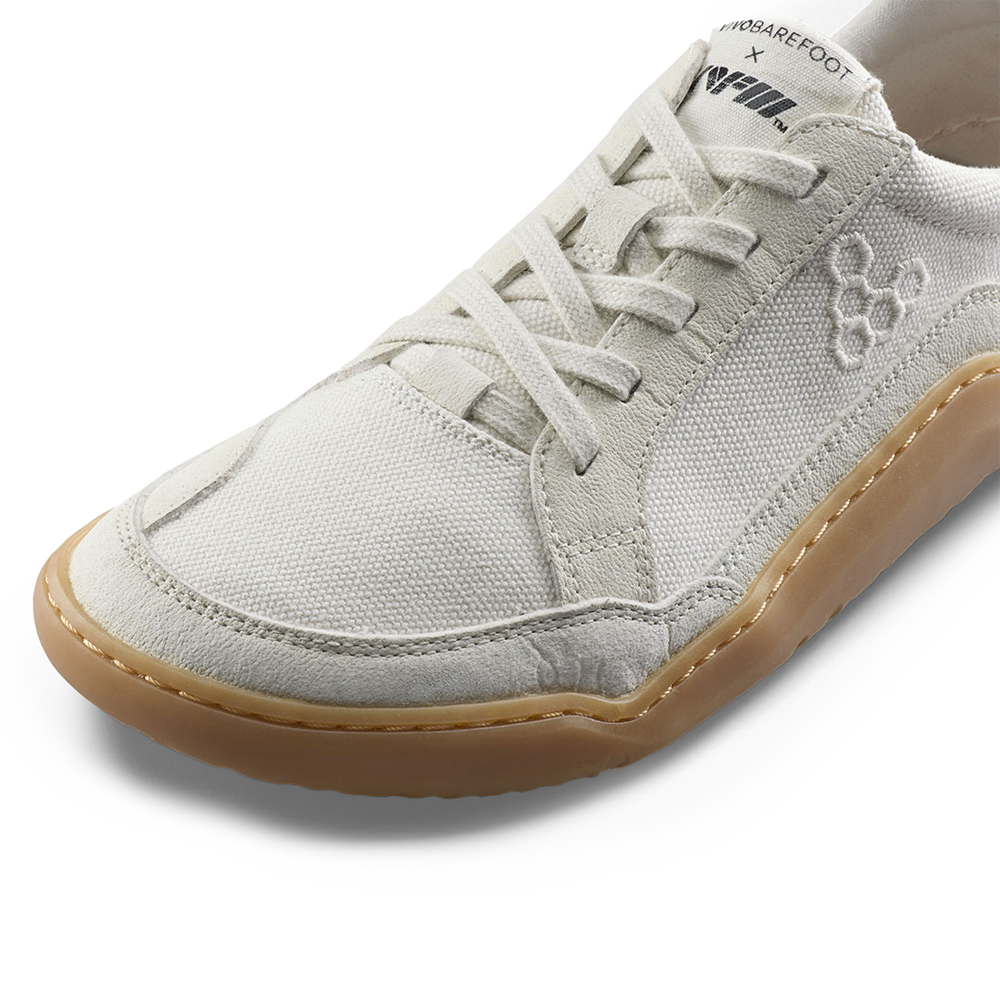 Vivobarefoot Gobi II Sneaker Premium Canvas Womens Natural White