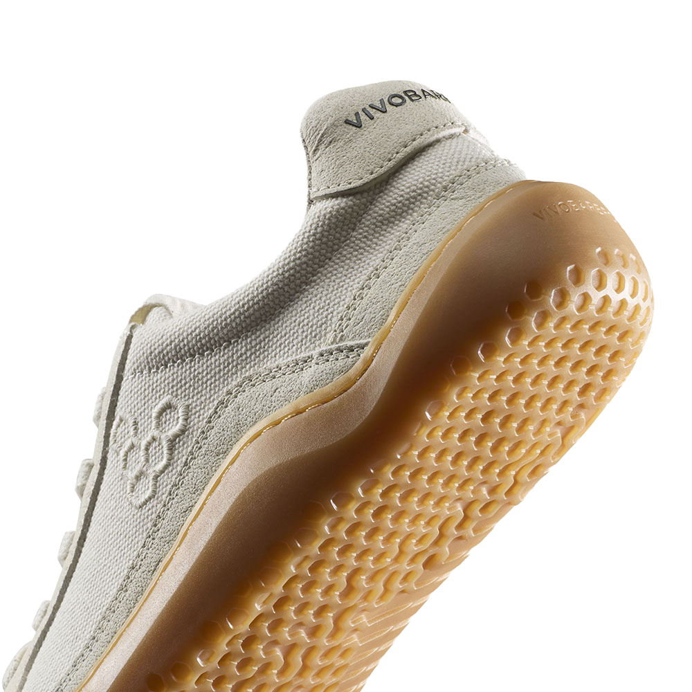 Vivobarefoot Gobi II Sneaker Premium Canvas Womens Natural White