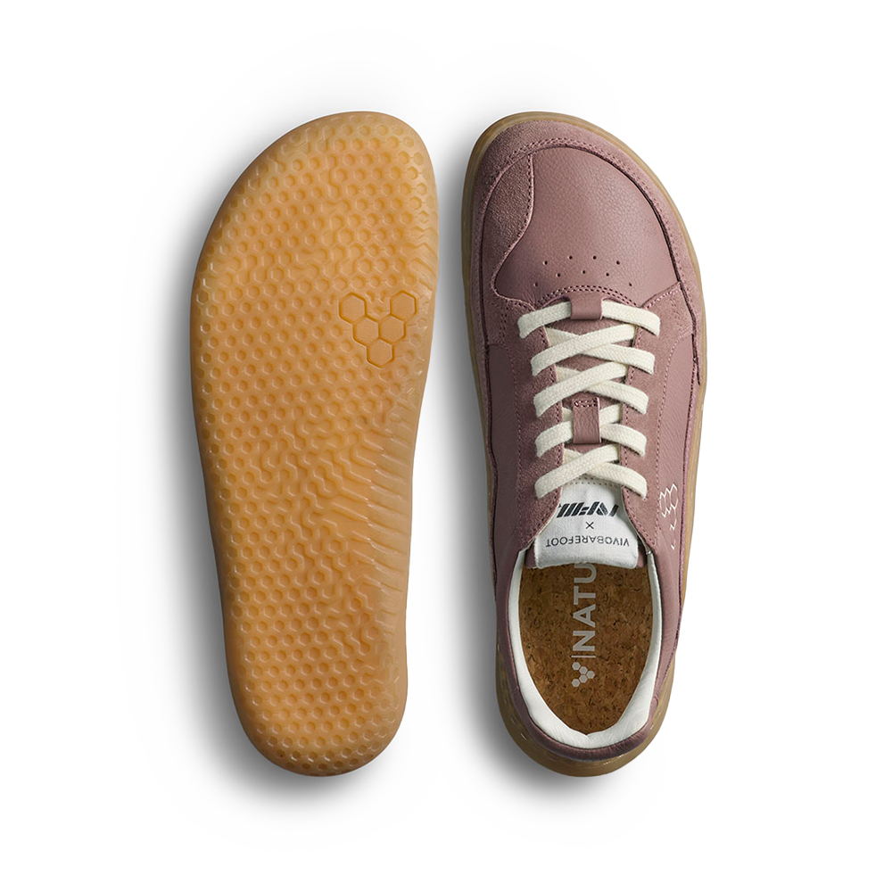 Vivobarefoot Gobi II Sneaker Premium Leather Womens Twilight Mauve