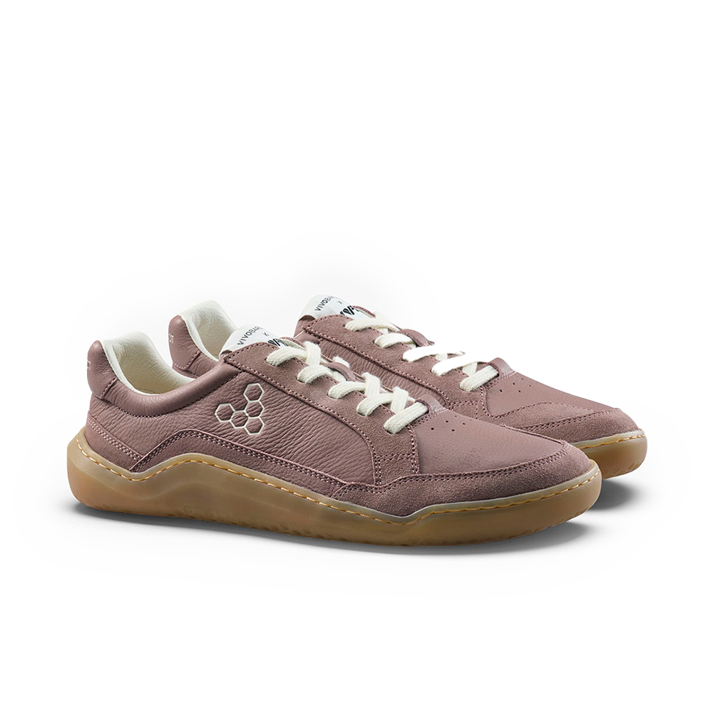 Vivobarefoot Gobi II Sneaker Premium Leather Womens Twilight Mauve