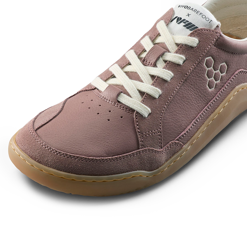 Vivobarefoot Gobi II Sneaker Premium Leather Womens Twilight Mauve