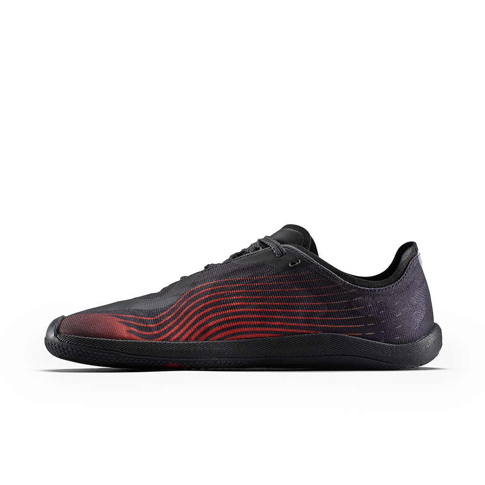 Vivobarefoot Primus Flow Mens Obsidian/Cherry Tomato