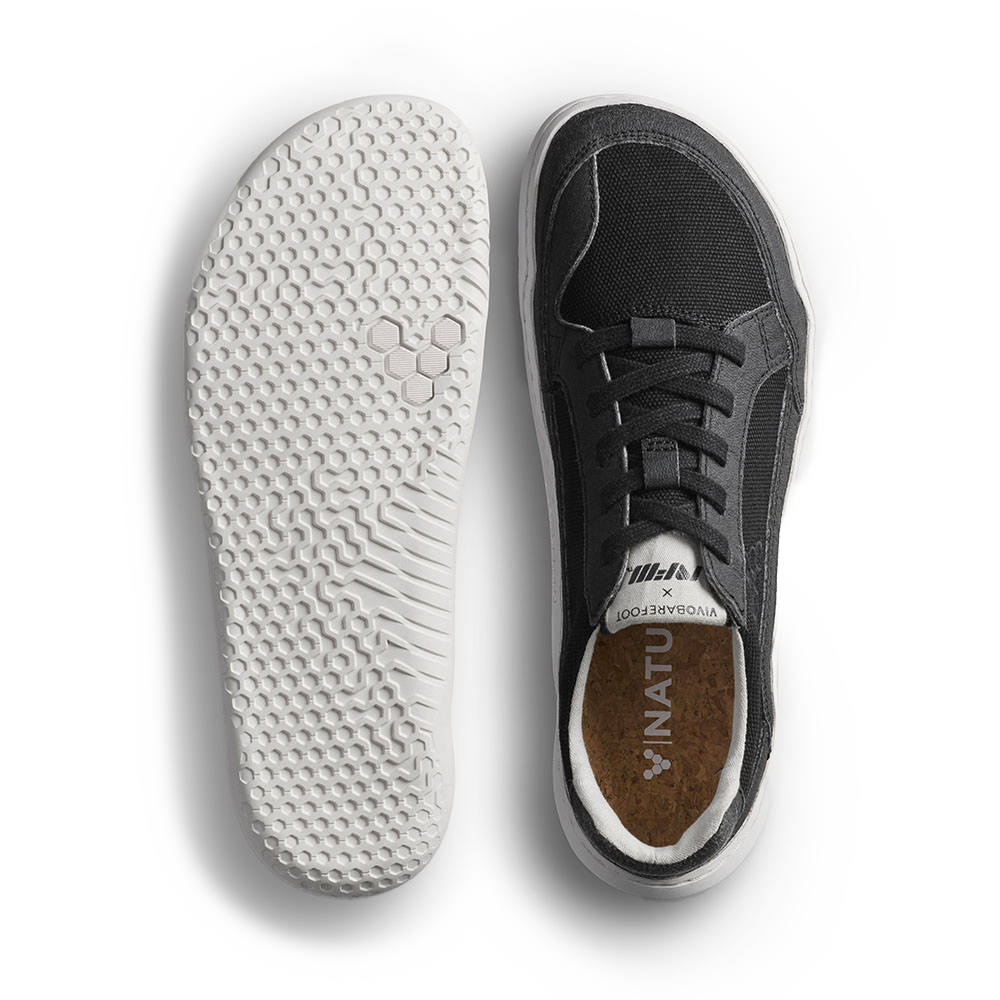 Vivobarefoot Gobi II Sneaker Premium Canvas Mens Obsidian