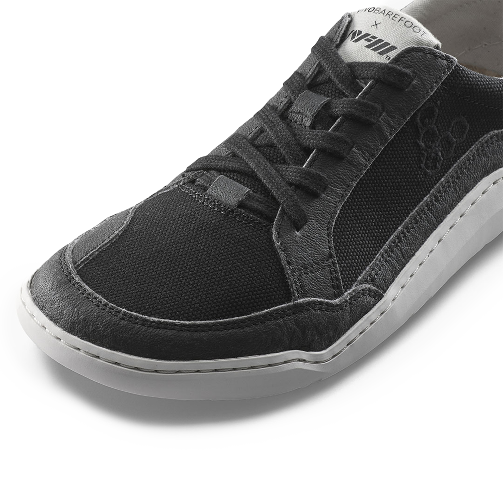 Vivobarefoot Gobi II Sneaker Premium Canvas Mens Obsidian