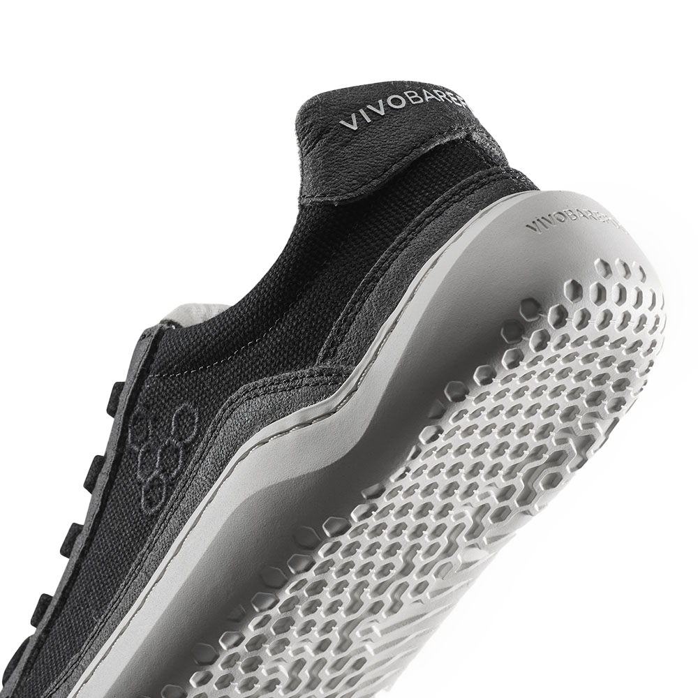 Vivobarefoot Gobi II Sneaker Premium Canvas Mens Obsidian