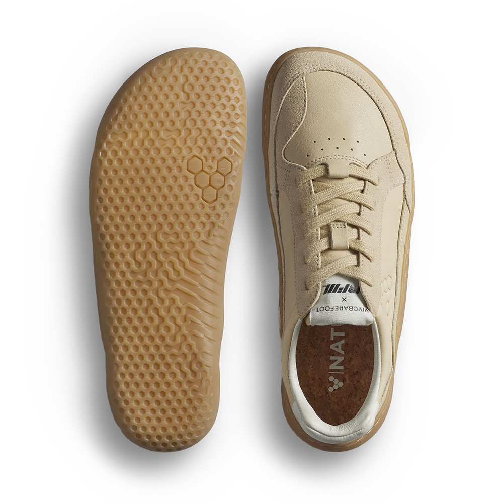 Vivobarefoot Gobi II Sneaker Premium Leather Mens Desert Sand