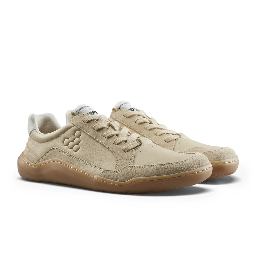 Vivobarefoot Gobi II Sneaker Premium Leather Mens Desert Sand