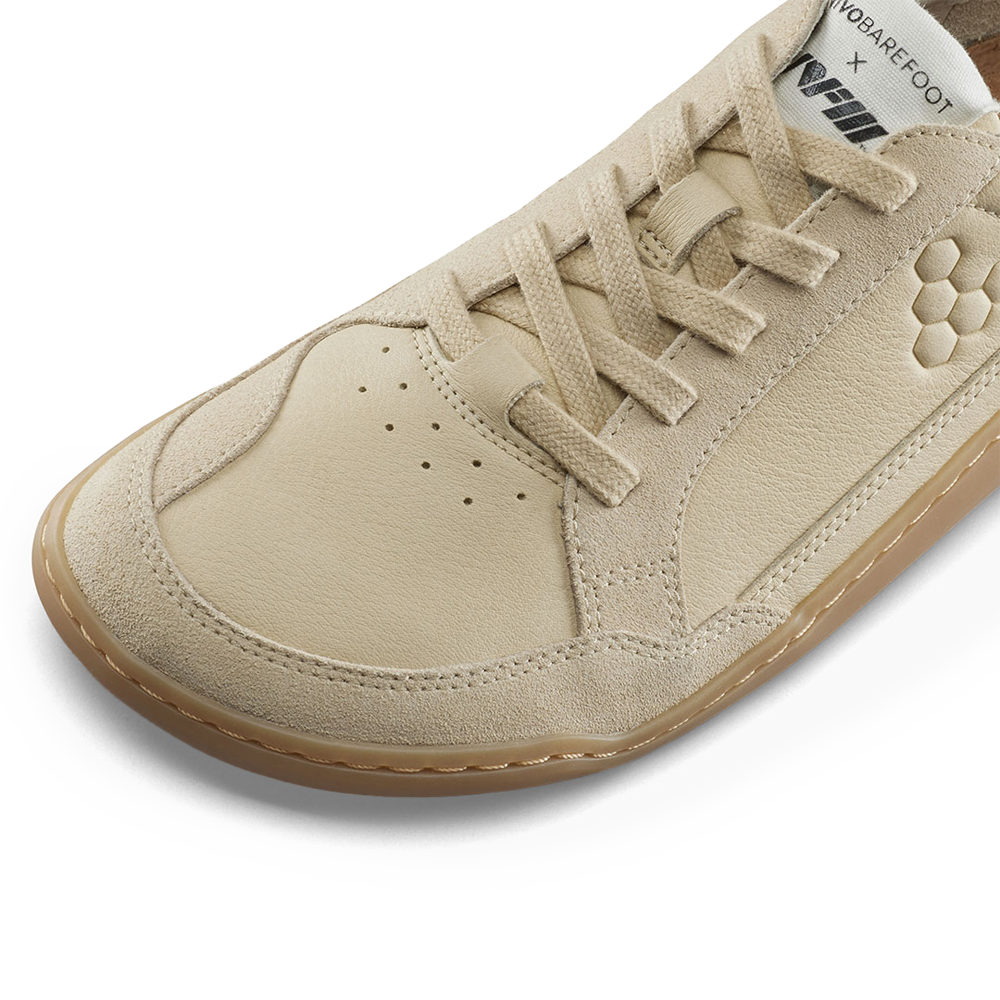 Vivobarefoot Gobi II Sneaker Premium Leather Womens Desert Sand