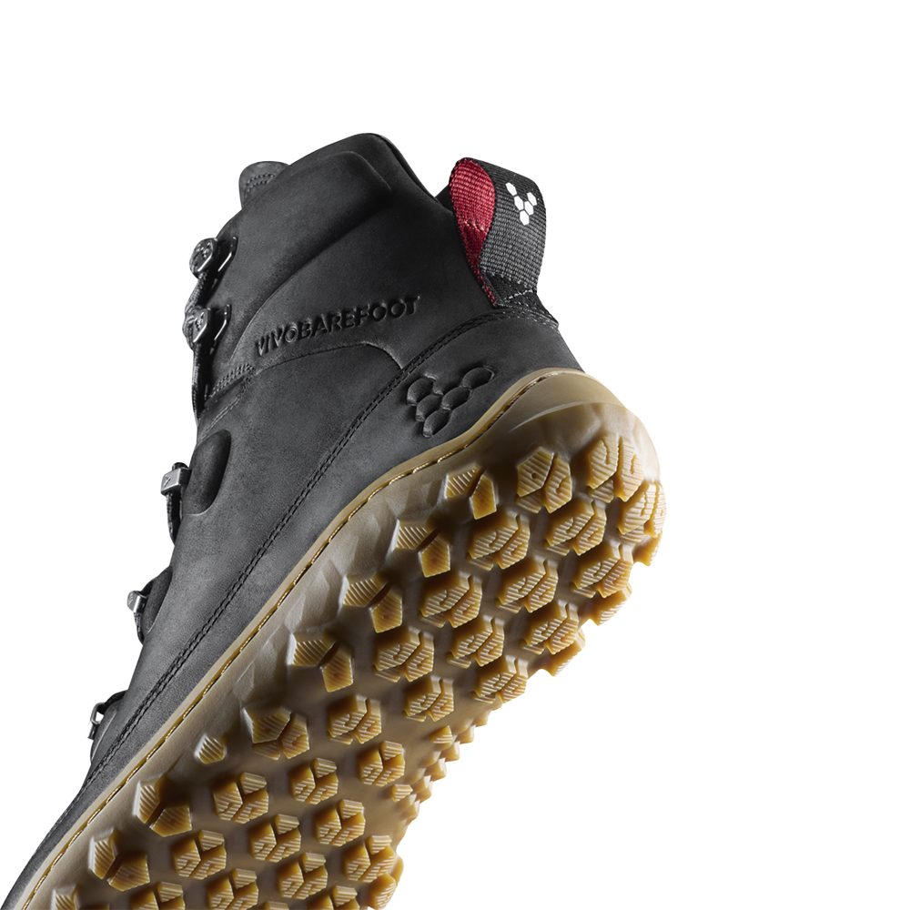 Vivobarefoot Tracker Leather At II Mens Obsidian
