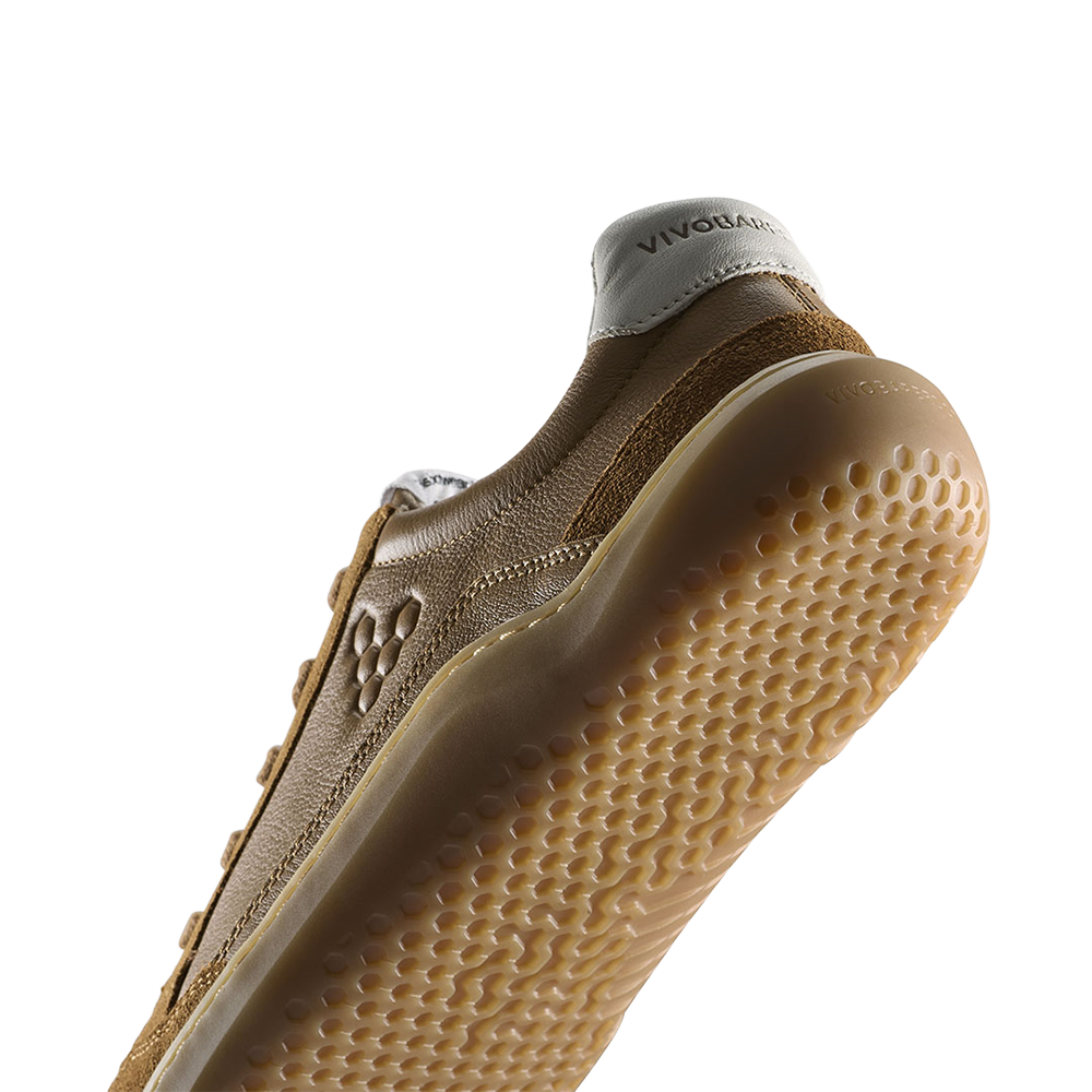 Vivobarefoot Gobi II Sneaker Premium Leather Mens Tan