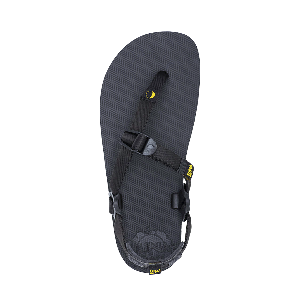 Luna Mono 2.0 Winged Edition Black Sandals