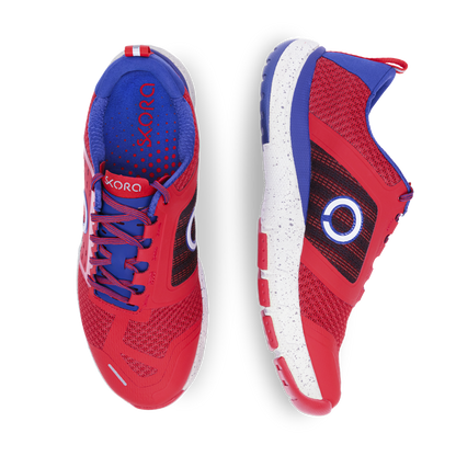 Skora Kyori Mens Lava Red / Blue