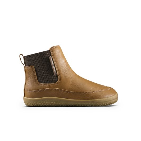 Vivobarefoot Gobi Chelsea Kids Acorn