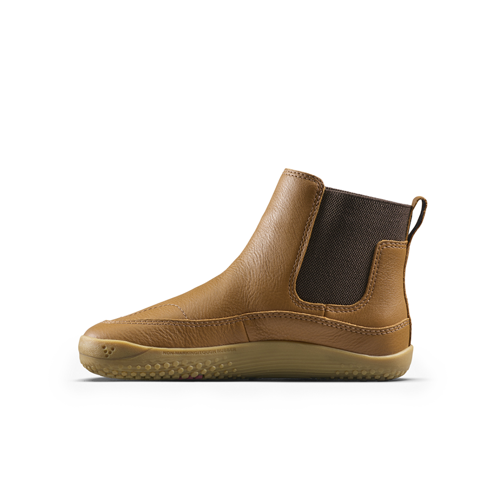 Vivobarefoot Gobi Chelsea Kids Acorn