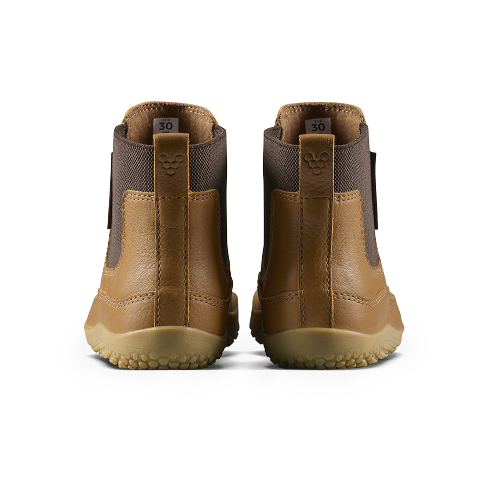 Vivobarefoot Gobi Chelsea Kids Acorn