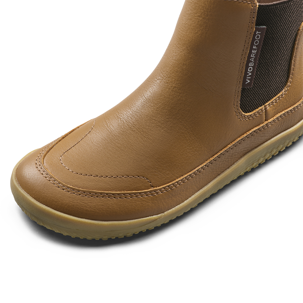 Vivobarefoot Gobi Chelsea Kids Acorn
