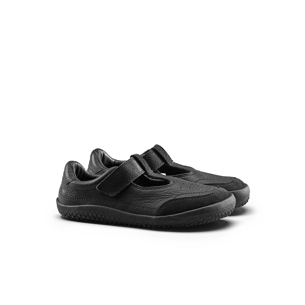 Vivobarefoot Gobi T.Bar School Kids Obsidian