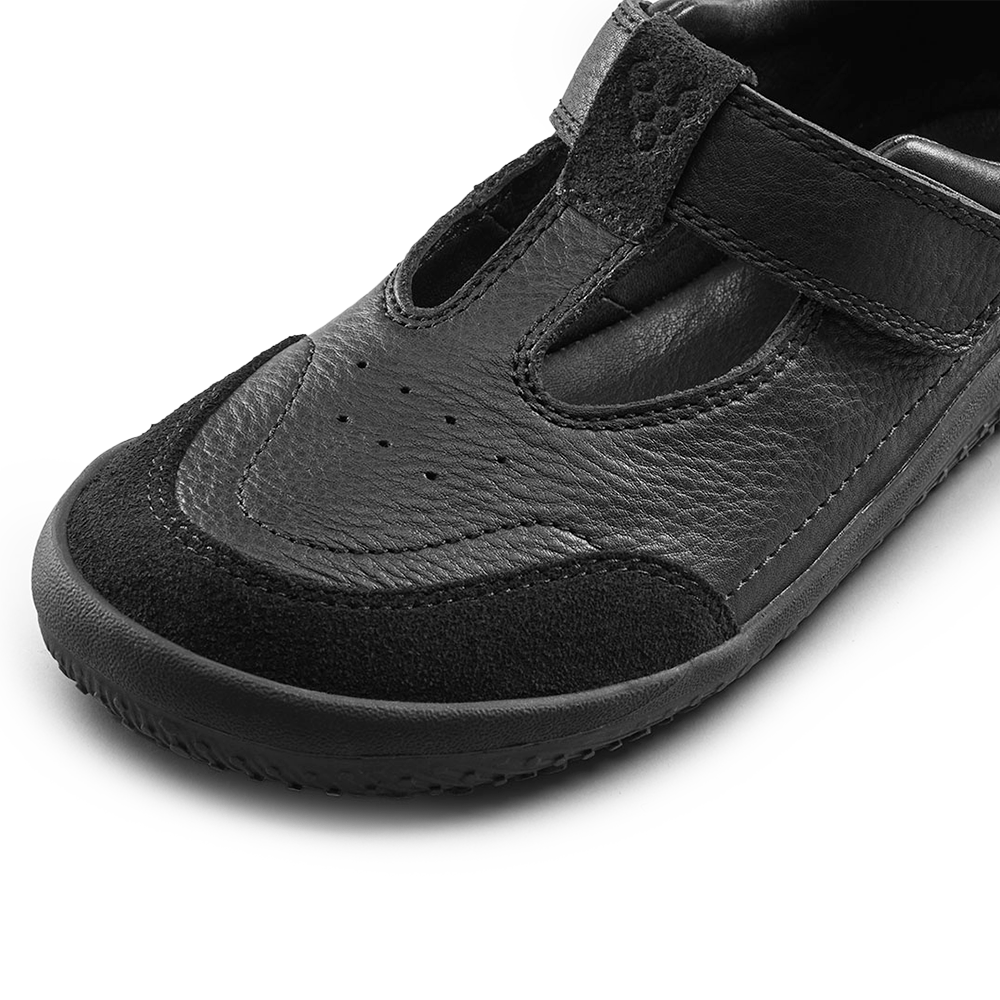 Vivobarefoot Gobi T.Bar School Kids Obsidian