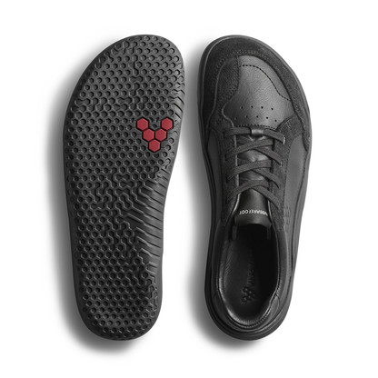 Vivobarefoot Gobi Sneaker School Juniors Obsidian