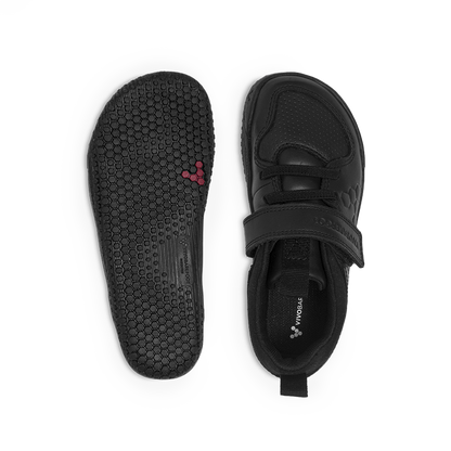 [PRE-ORDER] Vivobarefoot Primus Ludo School Preschool Obsidian (ETA. LATE MARCH)