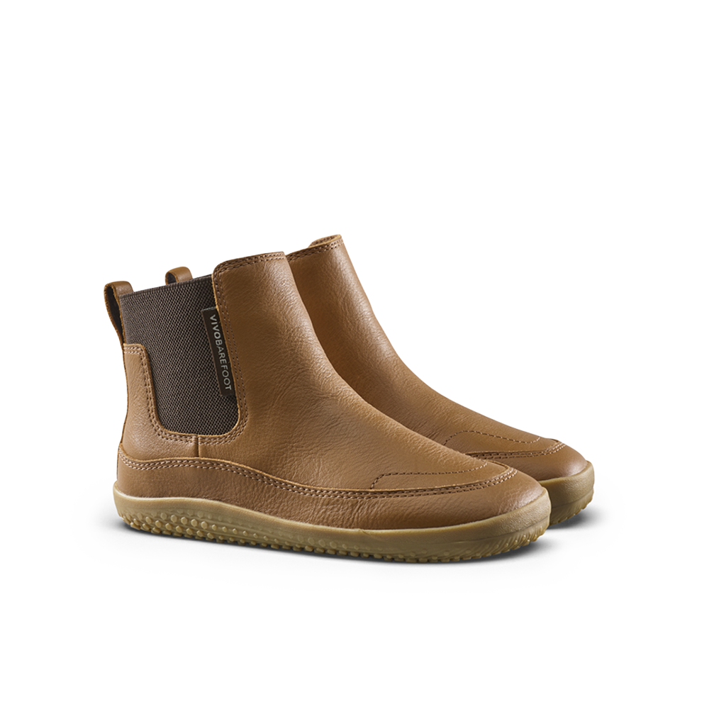 Vivobarefoot Gobi Chelsea Pre-School Acorn