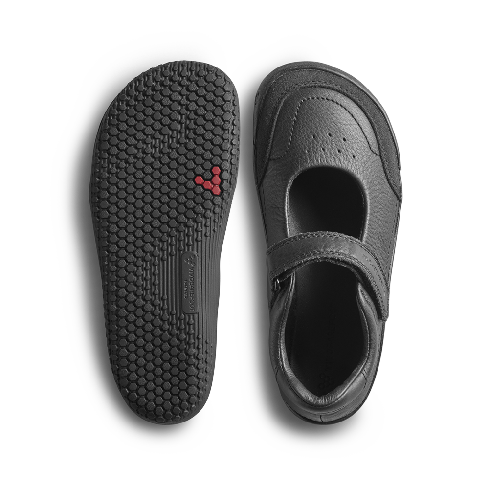 Vivobarefoot Gobi Bar Preschool Obsidian