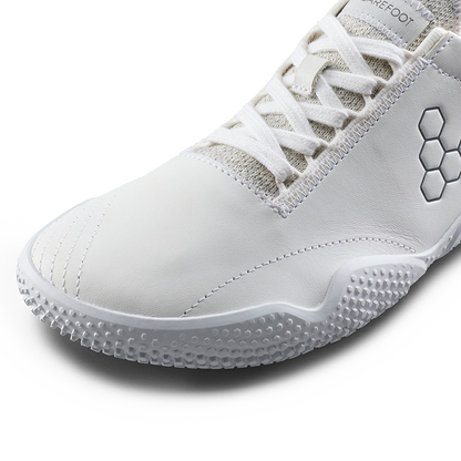 Vivobarefoot Motus Studio Sneaker Leather Womens Bright White