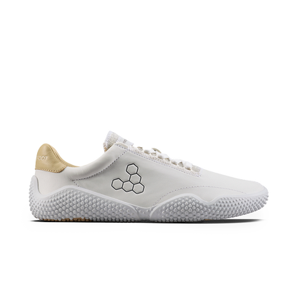 Vivobarefoot Motus Studio Sneaker Leather Womens Bright White