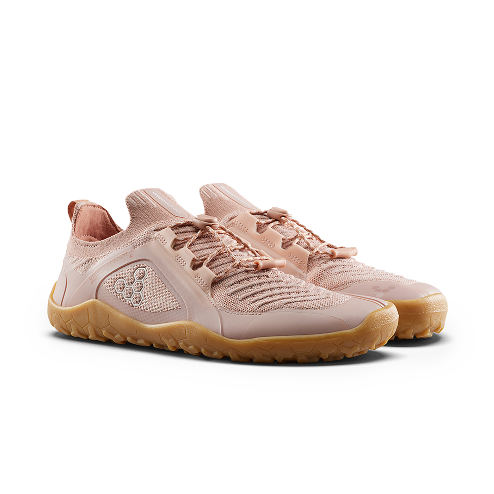 [PRE-ORDER] Vivobarefoot Primus Trail Knit FG Womens Clay (ETA. LATE MARCH)