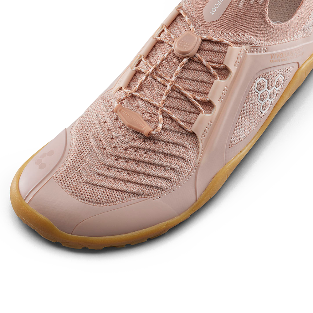 [PRE-ORDER] Vivobarefoot Primus Trail Knit FG Womens Clay (ETA. LATE MARCH)