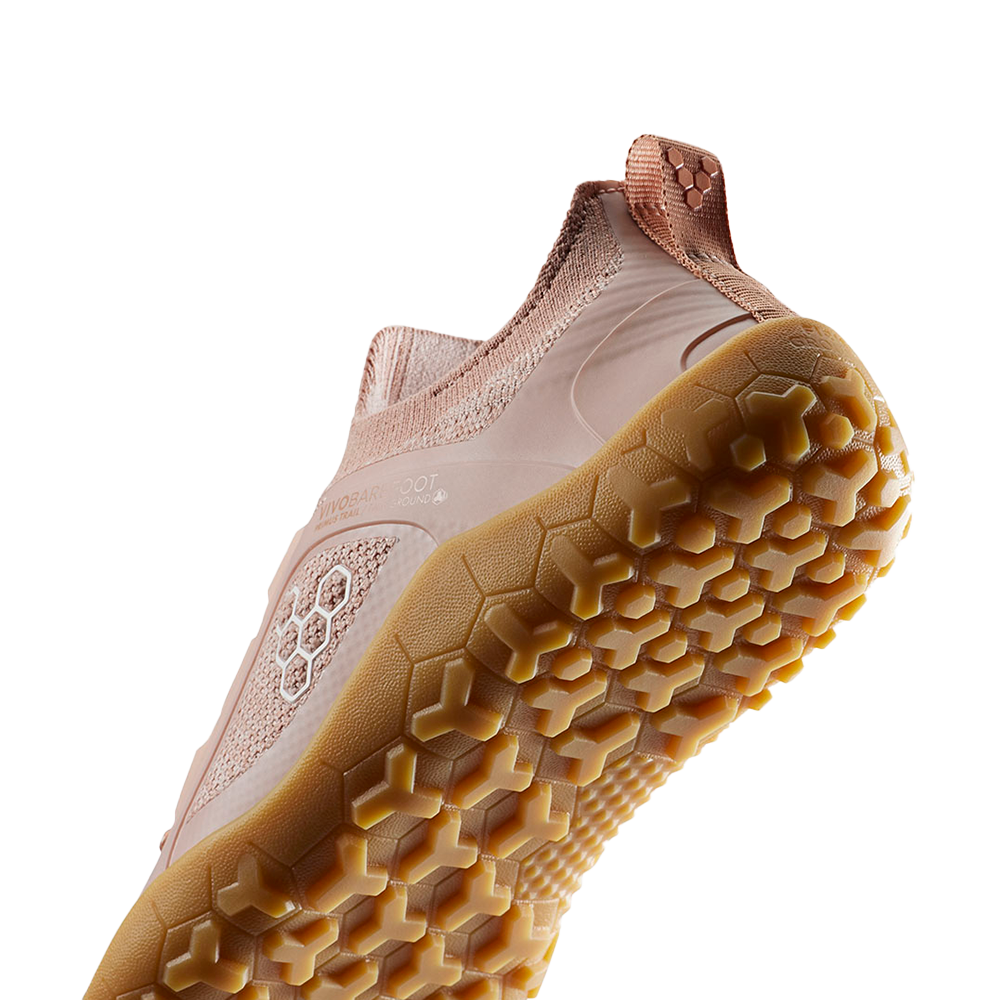 [PRE-ORDER] Vivobarefoot Primus Trail Knit FG Womens Clay (ETA. LATE MARCH)