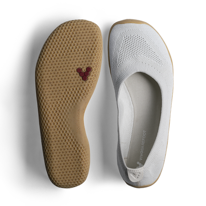 [PRE-ORDER] Vivobarefoot Primus Asana Yin Ballerina Knit Womens Limestone (ETA. EARLY JUNE)