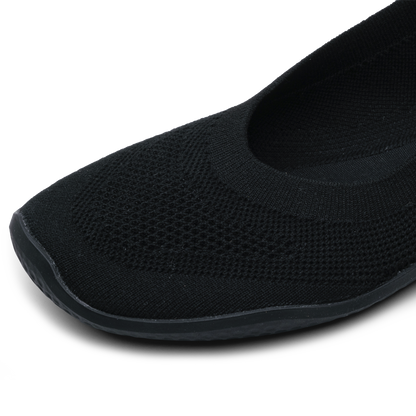 [PRE-ORDER] Vivobarefoot Primus Asana Yin Ballerina Knit Womens Obsidian (ETA. LATE MARCH)