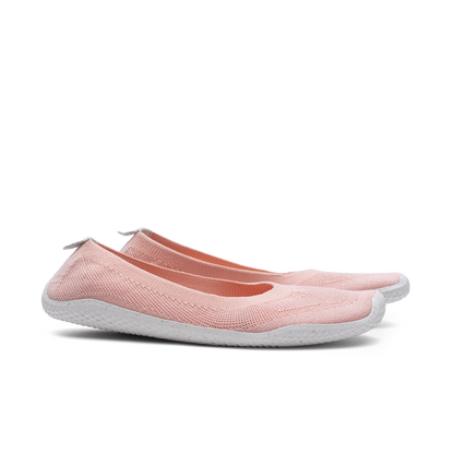 Vivobarefoot Primus Asana Yin Ballerina Knit Womens Peach Melba