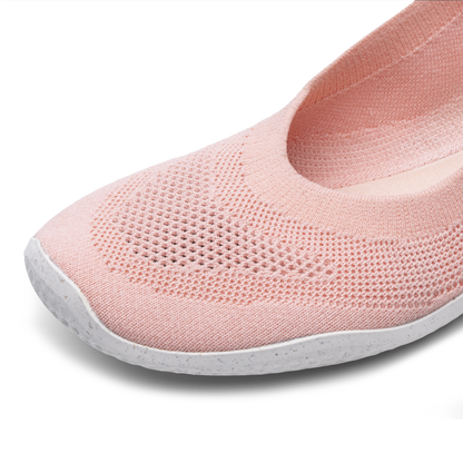 Vivobarefoot Primus Asana Yin Ballerina Knit Womens Peach Melba