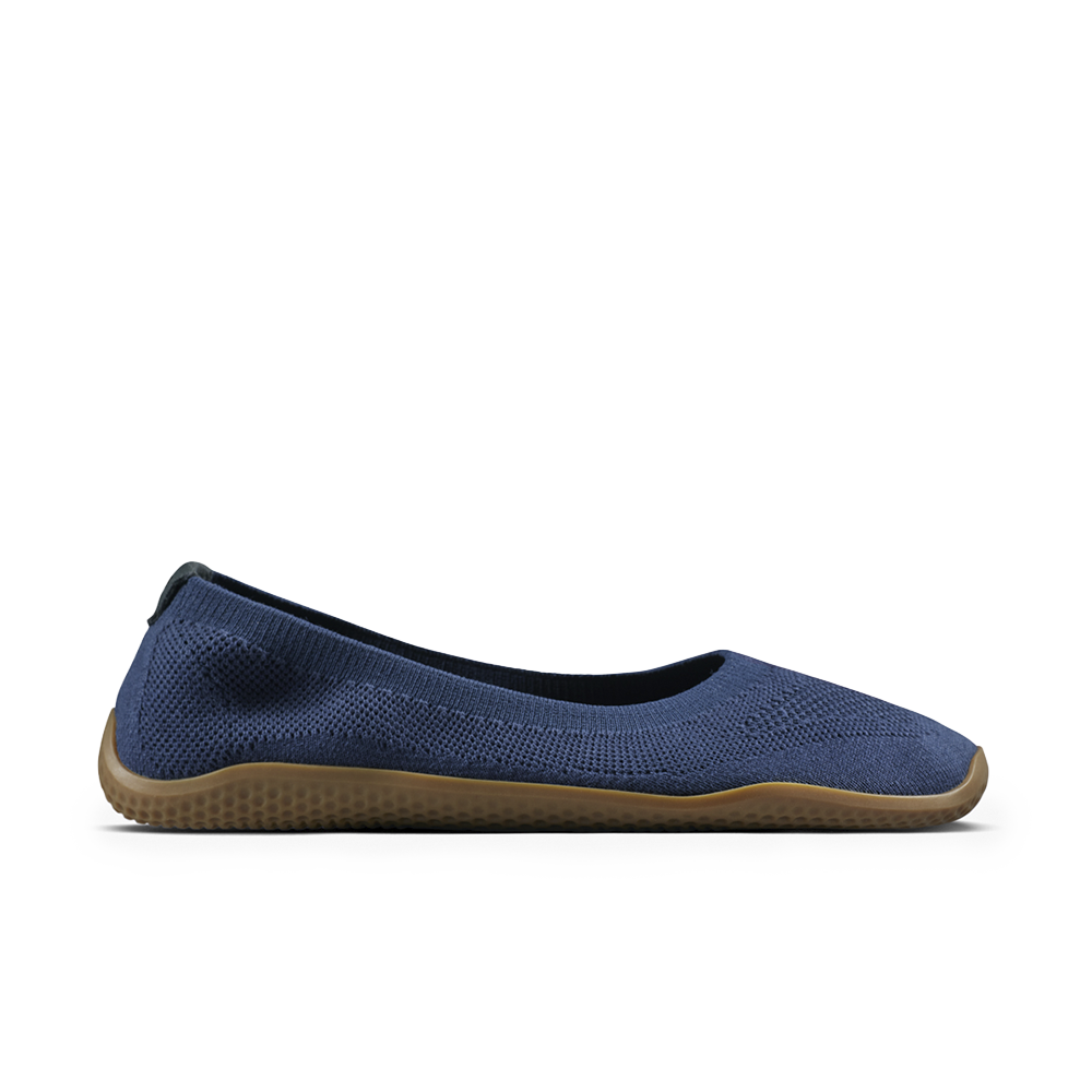 Vivobarefoot Asana Yin Ballerina Knit Womens Deep Ocean