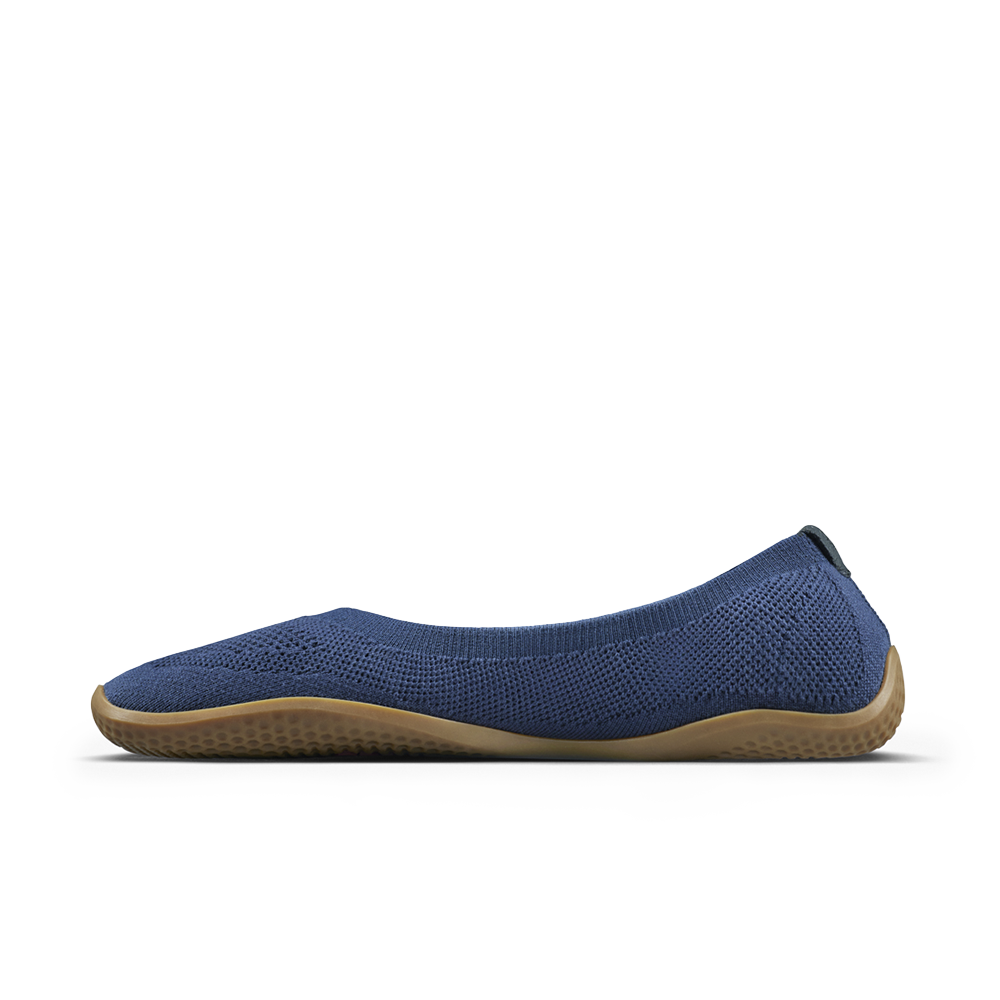 Vivobarefoot Asana Yin Ballerina Knit Womens Deep Ocean