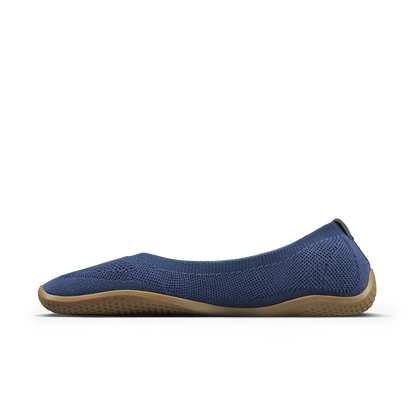 Vivobarefoot Asana Yin Ballerina Knit Womens Deep Ocean
