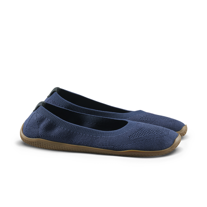 Vivobarefoot Asana Yin Ballerina Knit Womens Deep Ocean