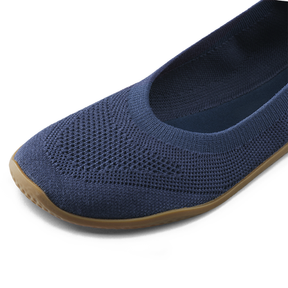 Vivobarefoot Asana Yin Ballerina Knit Womens Deep Ocean