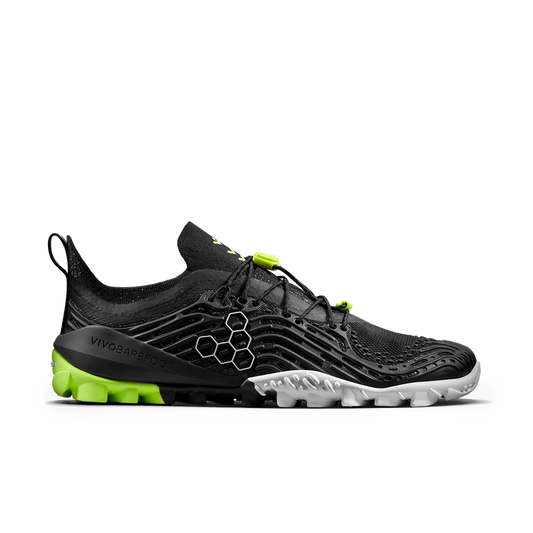 Vivobarefoot Hydra Esc Womens Obsidian/Safety Yellow