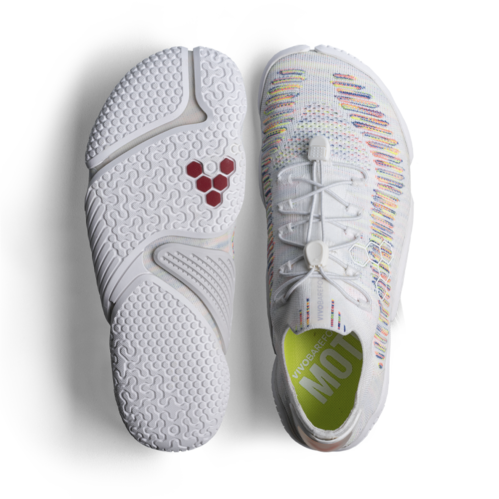 [PRE-ORDER] Vivobarefoot Motus Flex Womens White Space Dye (ETA. EARLY JUNE)